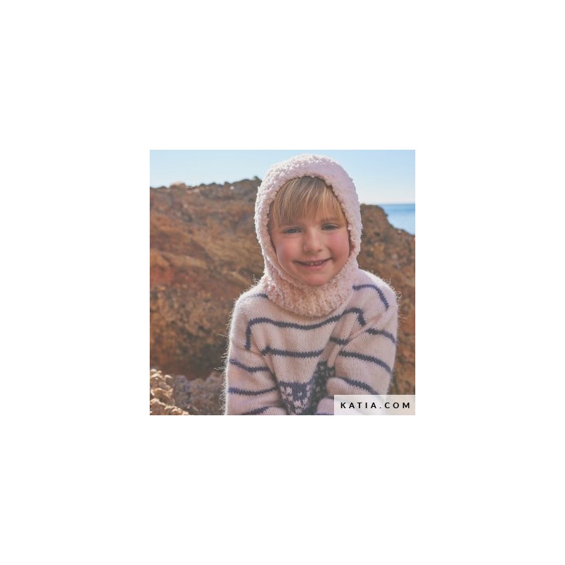 Cagoule pour fille avec Nuvole de Katia