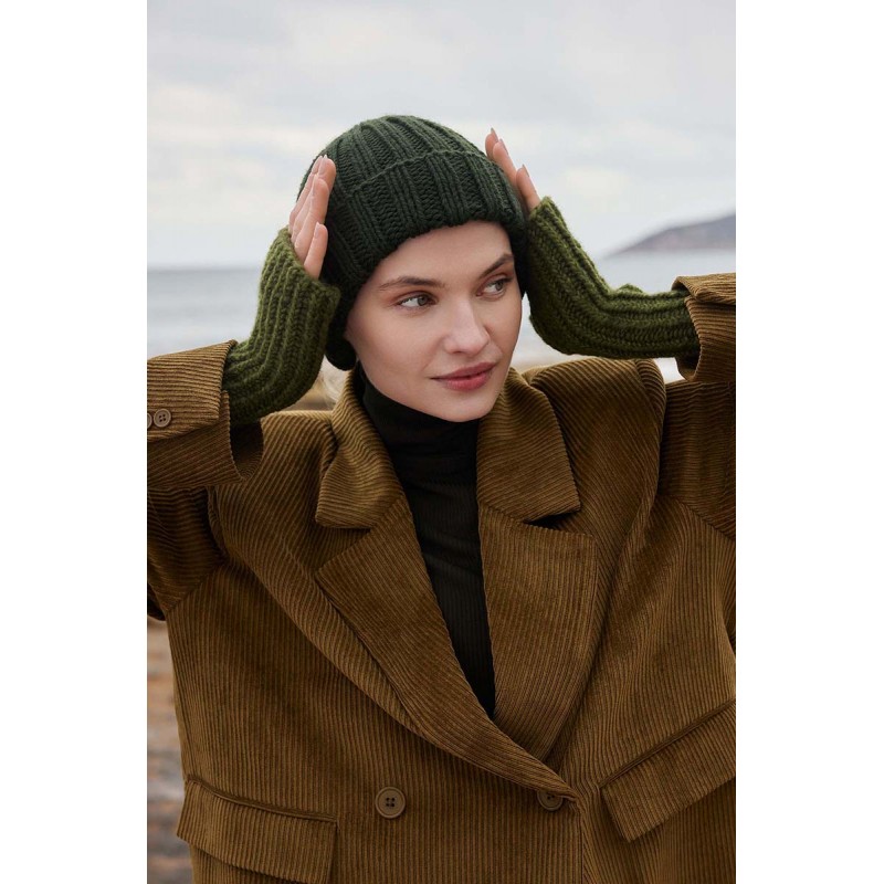 Manchettes femme avec Promise de Lang Yarns WoolAddicts