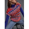 Débardeur pour femme avec Magnolia de Lang Yarns Débardeur pour femme avec Magnolia de Lang Yarns
