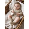 Chaussons bébé avec Baby Cotton Naturally Colored de Lang Yarns