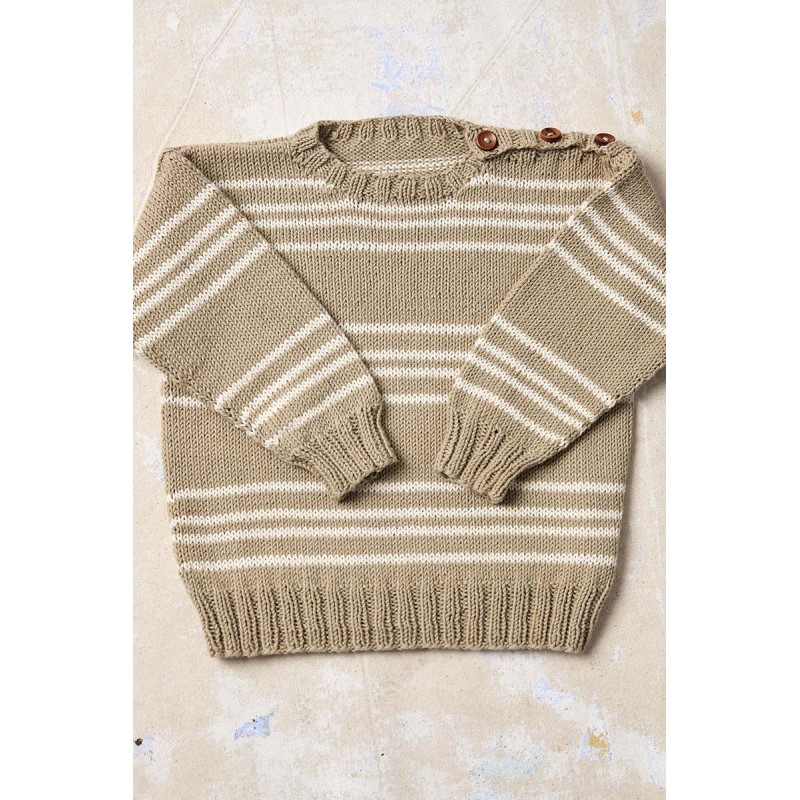 Pull avec Baby Cotton Naturally Colored de Lang Yarns