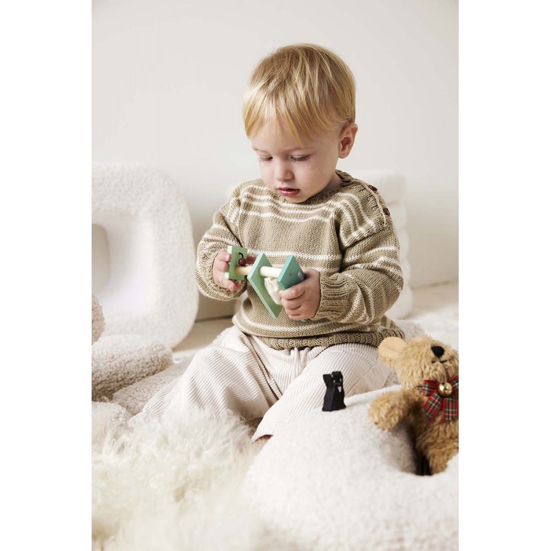 Pull avec Baby Cotton Naturally Colored de Lang Yarns