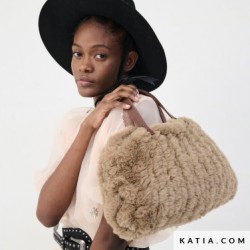 Sac à main peluche avec Polar Extrême de Katia