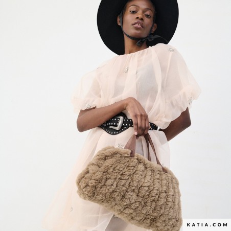 Sac à main peluche avec Polar Extrême de Katia