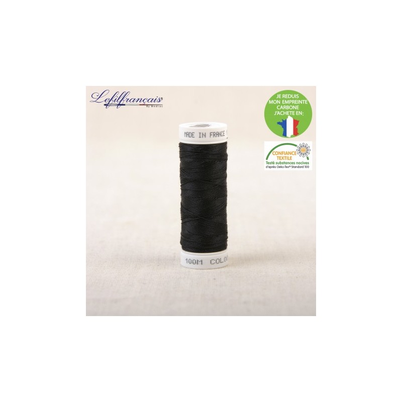 Fil Polyester Médiac 100 Mètres M3575 Noir