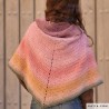 Châle triangulaire au crochet en Holi Laine de Katia