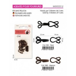 AGRAFES fourrure Médiac M551