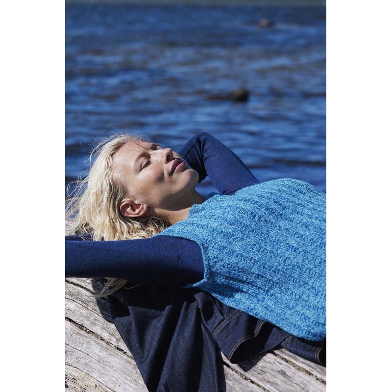 Pull sans manches avec CASHMÈRE EXTRA LACE Laine de Lang Yarns