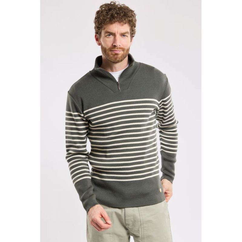 Pull camionneur Héritage 75735 Chiméra/Nature - Armor-Lux