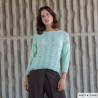 Pull en dentelle avec Farfalla Coton Katia