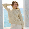 Pull long avec Cotton-Camel de Katia