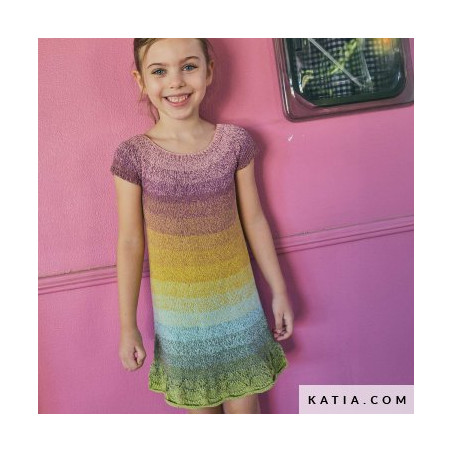 Robe enfant avec Pop-up Cotton de Katia