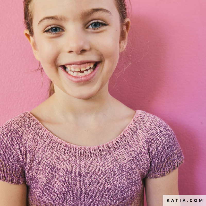 Robe enfant avec Pop-up Cotton de Katia