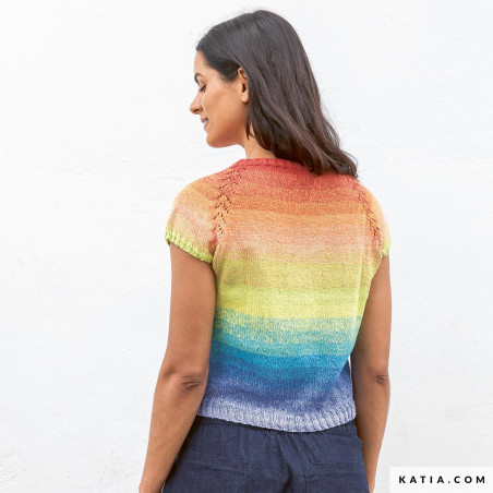 T-Shirt Top-down avec Pop-up Cotton de Katia