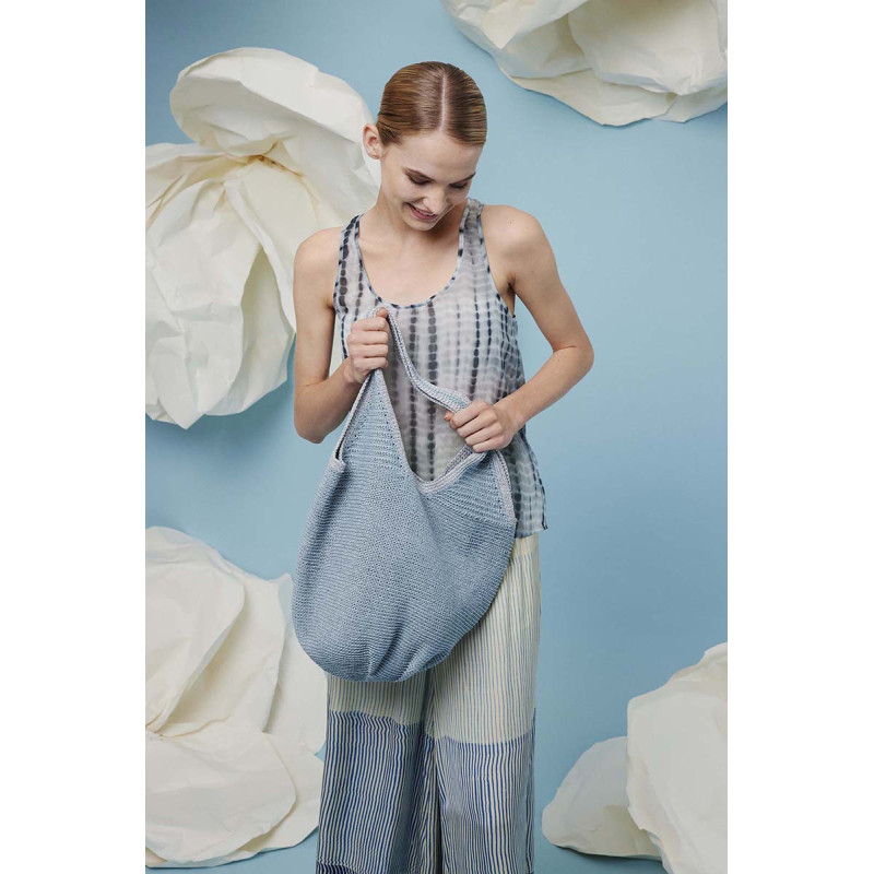 Sac au crochet avec Lamé Soft Coton Lang Yarns