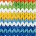 Baby Jacquard 99 Bleu-Vert-Orange